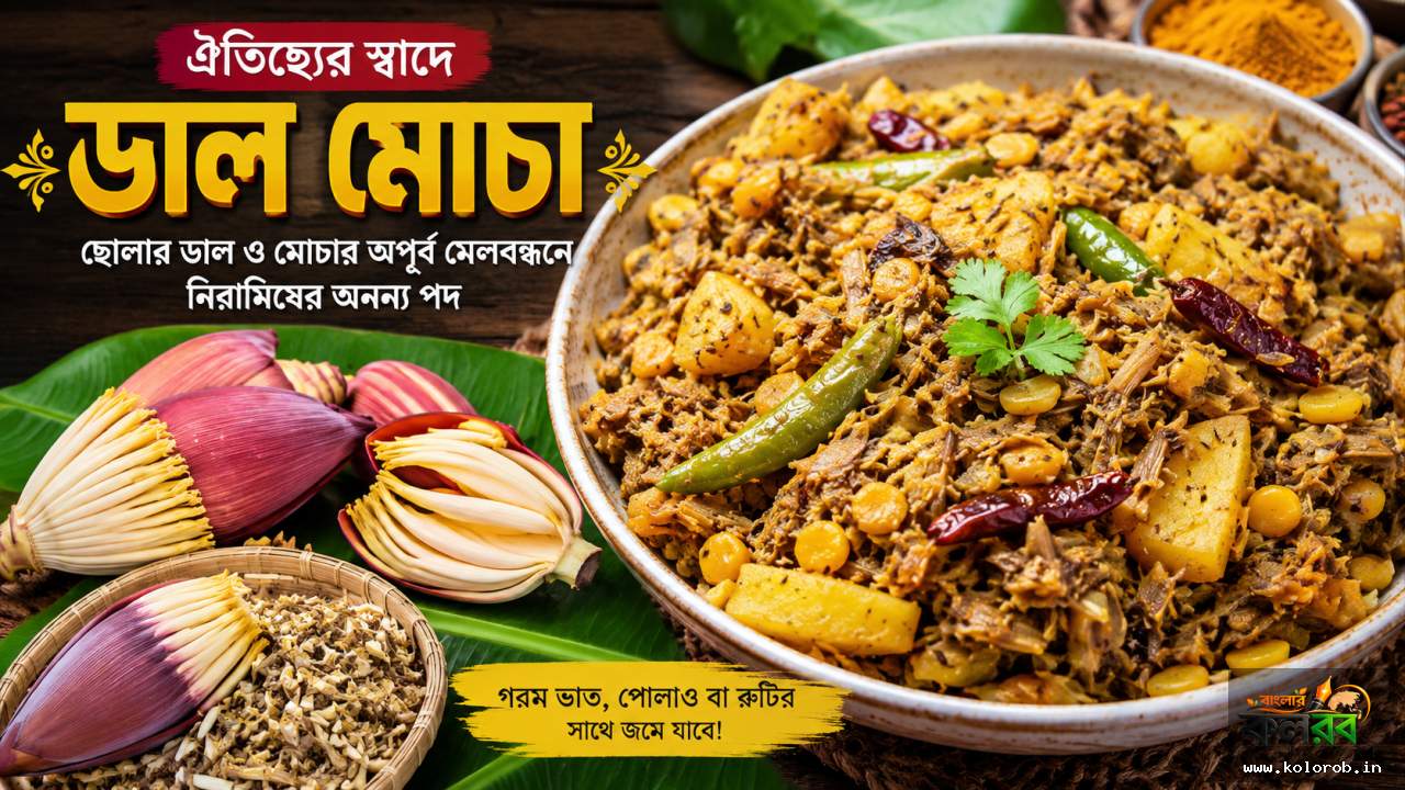 ঐতিহ্যের স্বাদে ডাল মোচা: ছোলার ডাল ও মোচার অপূর্ব মেলবন্ধনে নিরামিষের অনন্য পদ