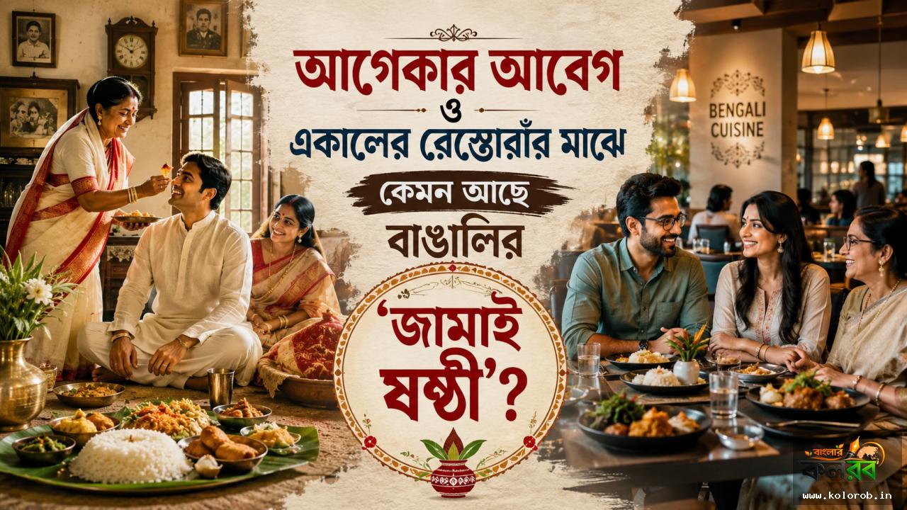 সেকাল বনাম একাল: আগেকার আবেগ ও একালের রেস্তোরাঁর মাঝে কেমন আছে বাঙালির 'জামাই ষষ্ঠী'?