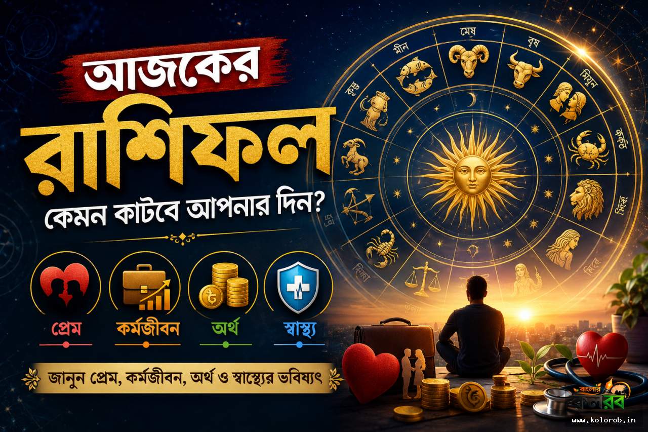 কেমন কাটবে আপনার দিন? জানুন প্রেম, কর্মজীবন, অর্থ ও স্বাস্থ্যের ভবিষ্যৎ