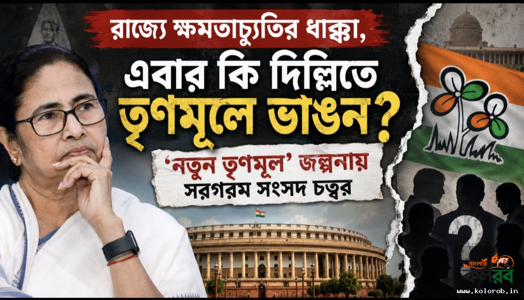 রাজ্যে ক্ষমতাচ্যুতির ধাক্কা, এবার কি দিল্লিতে তৃণমূলে ভাঙন? ‘নতুন তৃণমূল’ জল্পনায় সরগরম সংসদ চত্বর